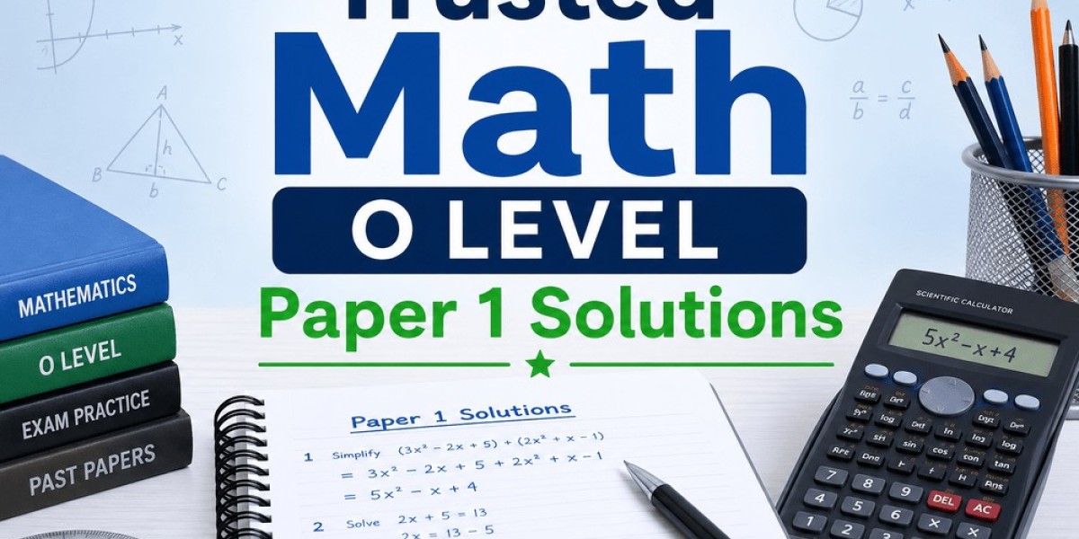 Trusted Math O Level Paper 1 Solutions with Ans