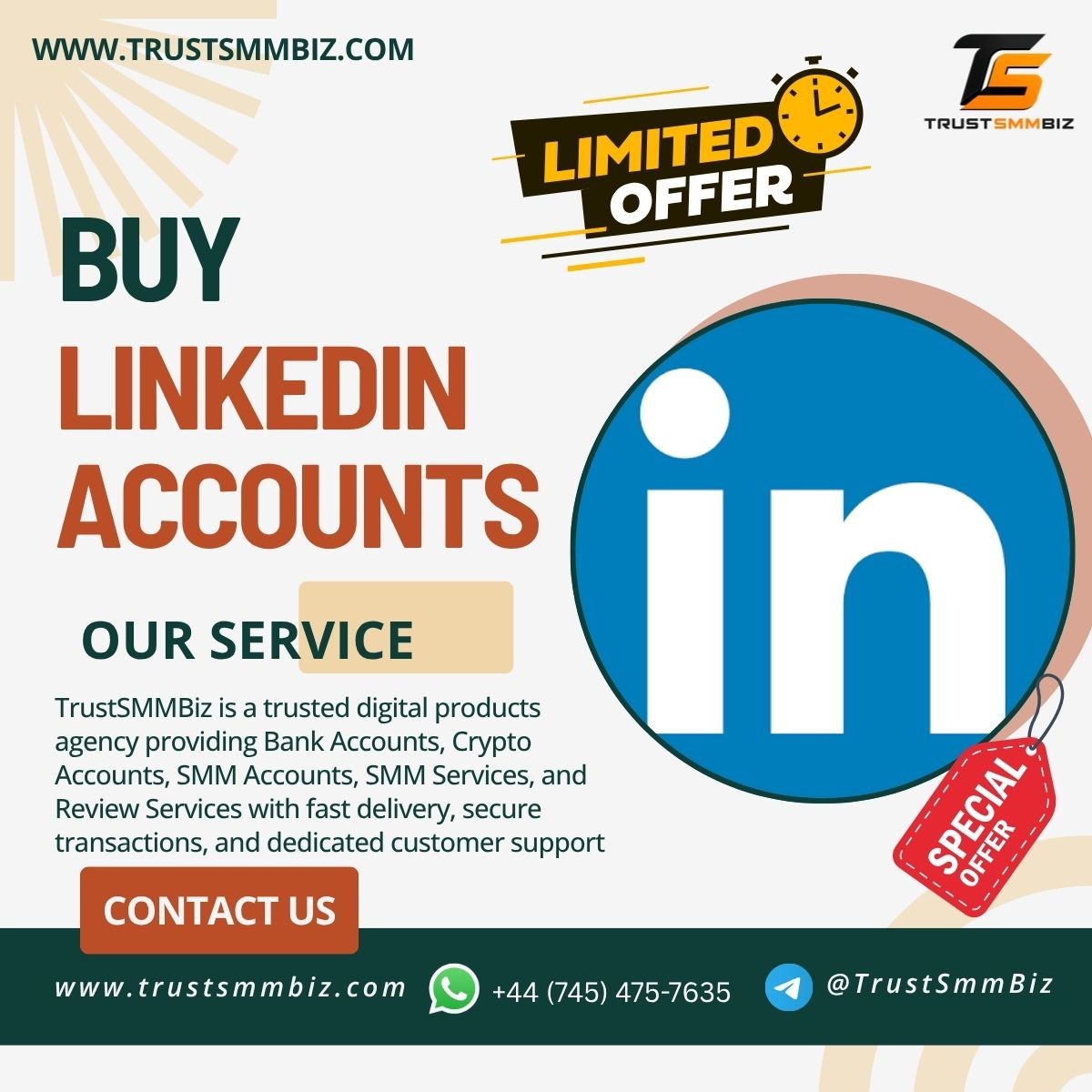 Buy LinkedIn Accounts Profile Picture