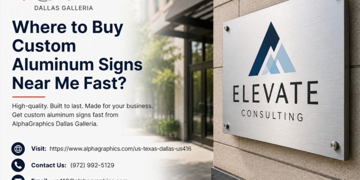 Where to Buy Custom Aluminum Signs Near Me Fast