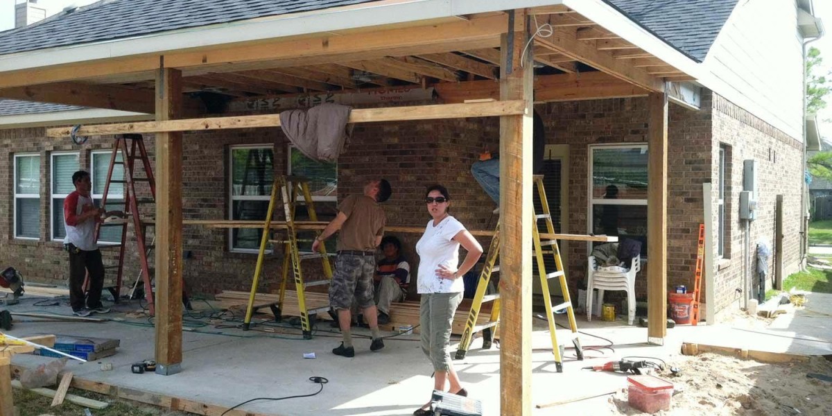 Outdoor patio construction