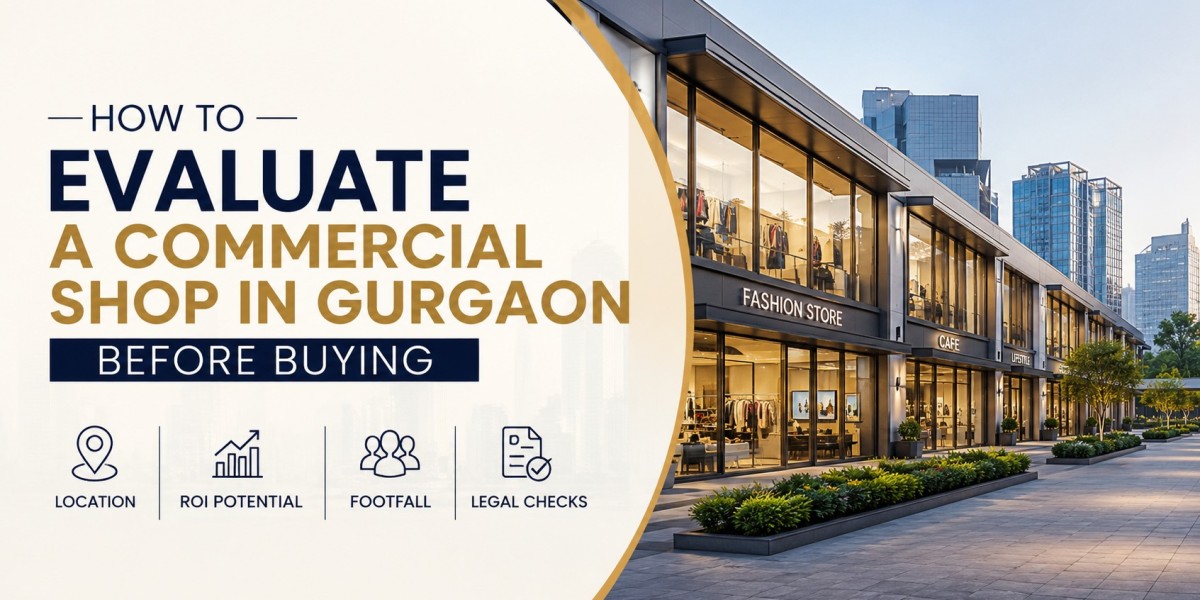 How to Evaluate a Commercial Shop in Gurgaon