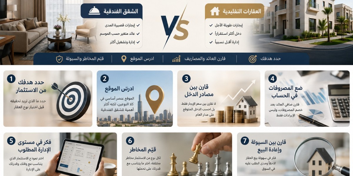 الاستثمار في الشقق الفندقية أم العقارات التقليد