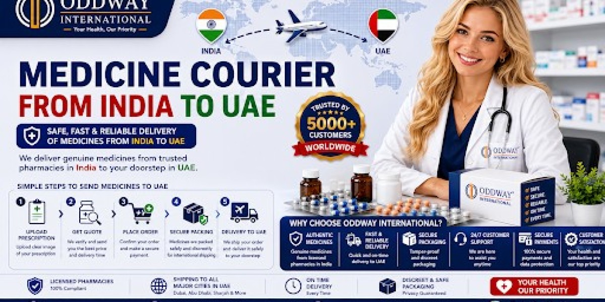 Medicine Courier from India to UAE: Delivery Process - Oddway