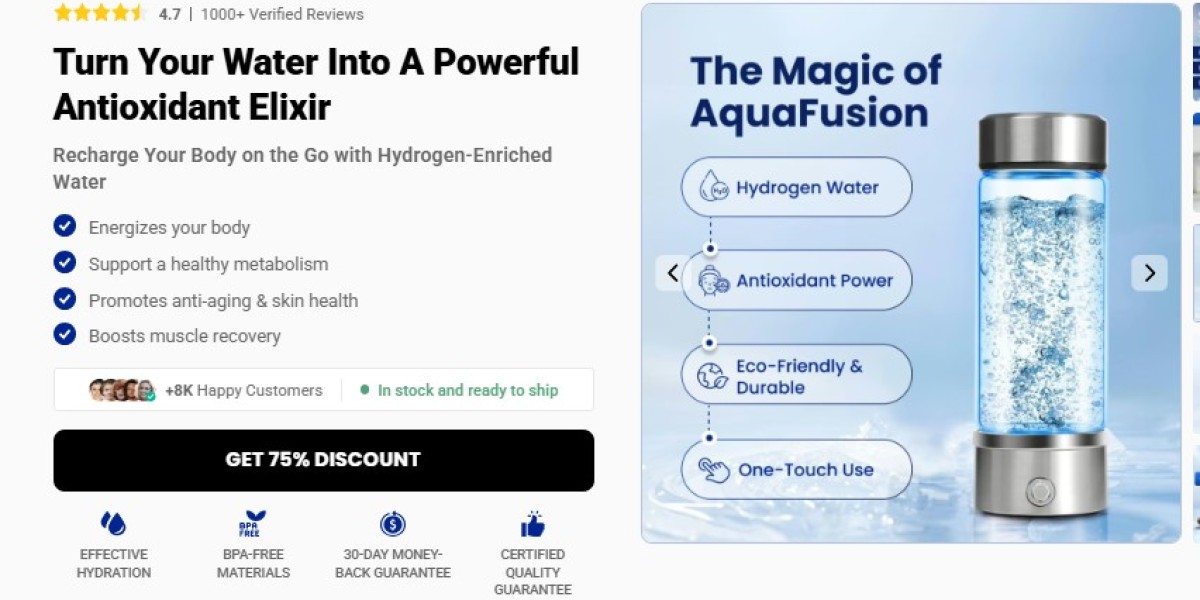 AquaFusion Hydrogen Bottle – Smart Hydration