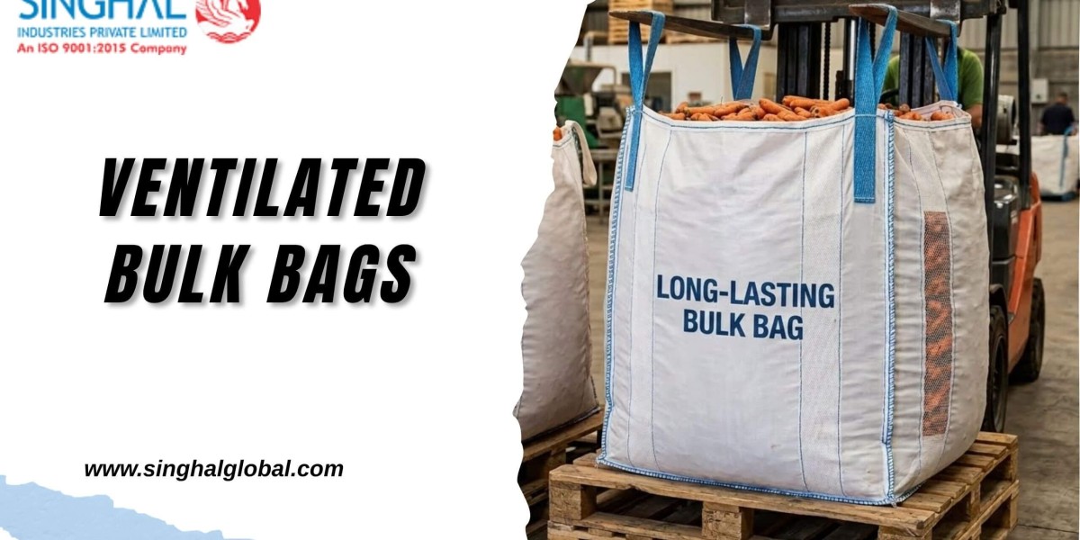 Why are ventilated bulk bags suitable for agric