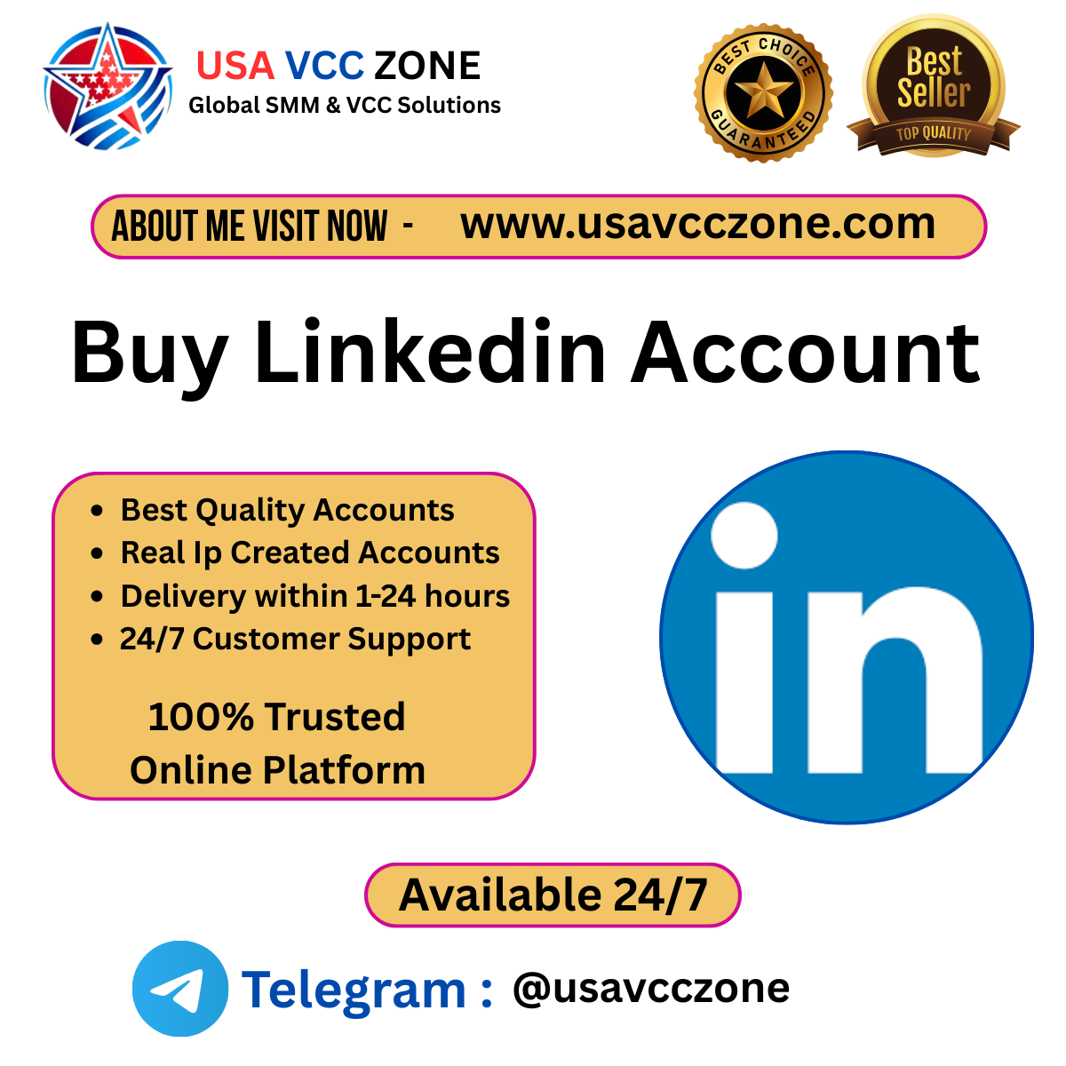 Buy Linkedin Account - Verified & Aged Profiles