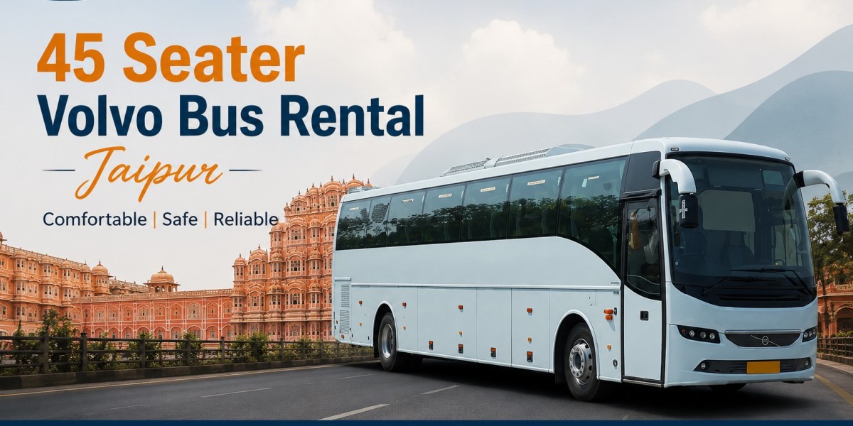 45 Seater Volvo Bus Rental Jaipur – Comfortable