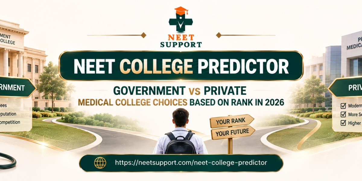 NEET College Predictor: Government vs Private.