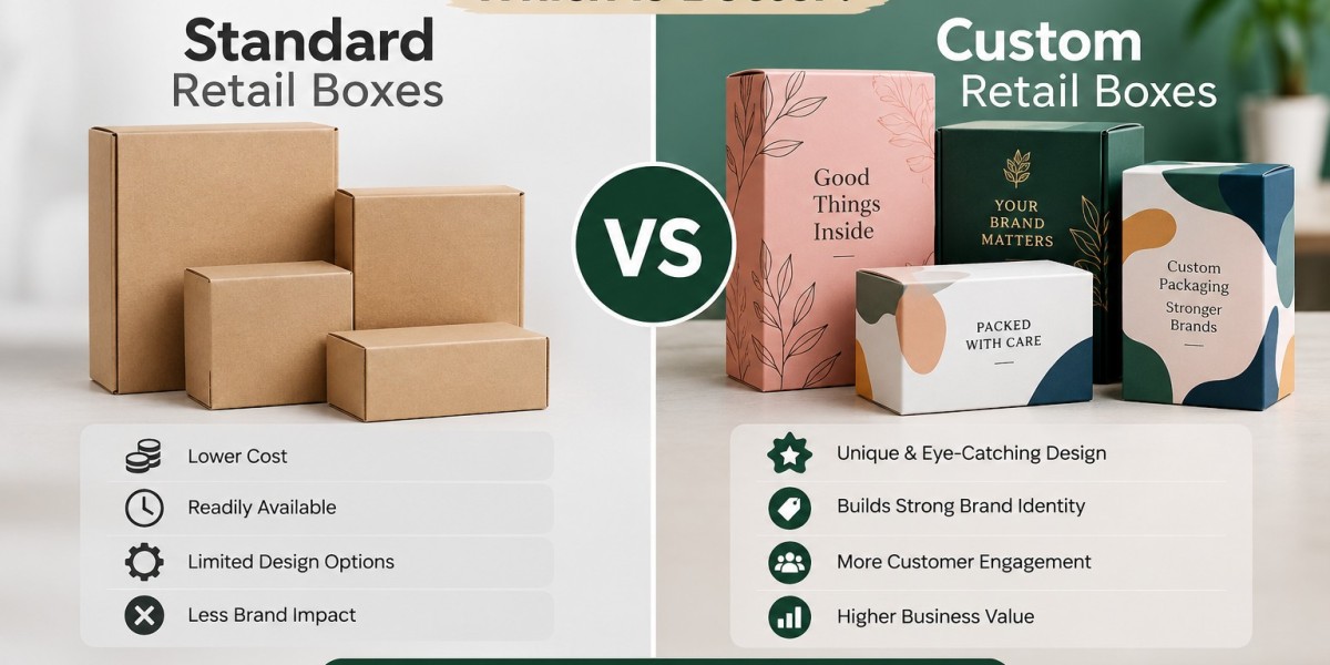 Standard vs Custom Retail Boxes:Which Is Better